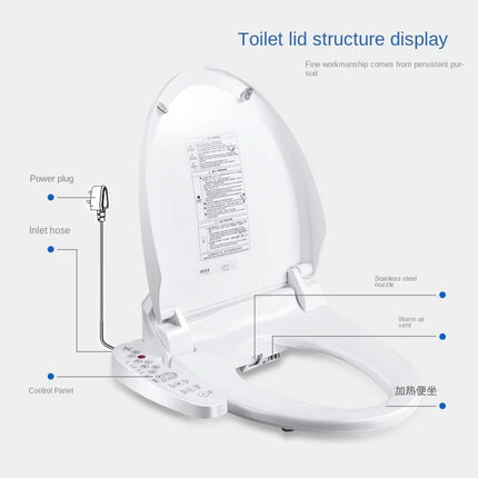 Stérilisation intelligente du couvercle de toilette, universelle, siège entièrement automatique, température constante, nettoyage par chauffage, séchage à air chaud