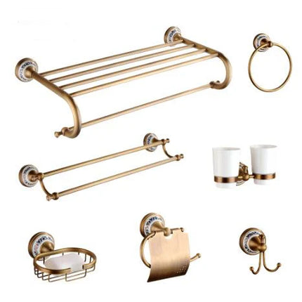 Accessoires de salle de bain Vidric en bronze antique