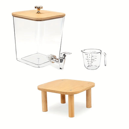 Distributeur de lessive, distributeur de liquide vaisselle avec robinet en acier inoxydable, - E-menage