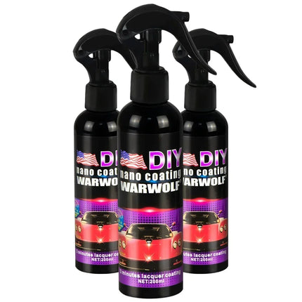 spray de revêtement céramique 9H pour voiture, liquide, imperméable , anti-rayures - E-menage