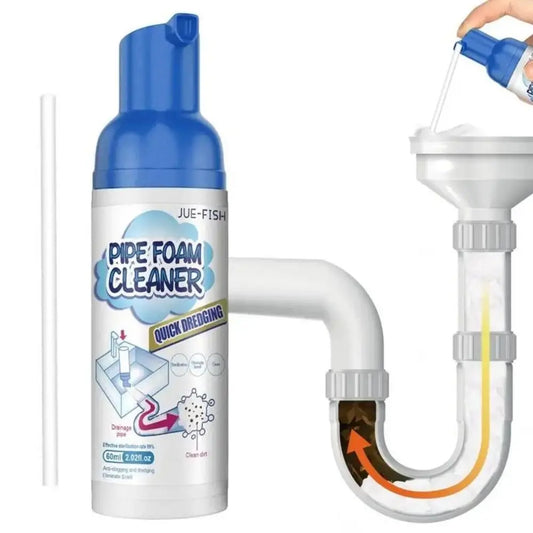 Pipe Dredge Drain Foam Cleaner Clog Remover Deodorant Drain Pipe Cleaner Odor Eliminator 60ml Pipe Dredging Agent Kitchen Drain