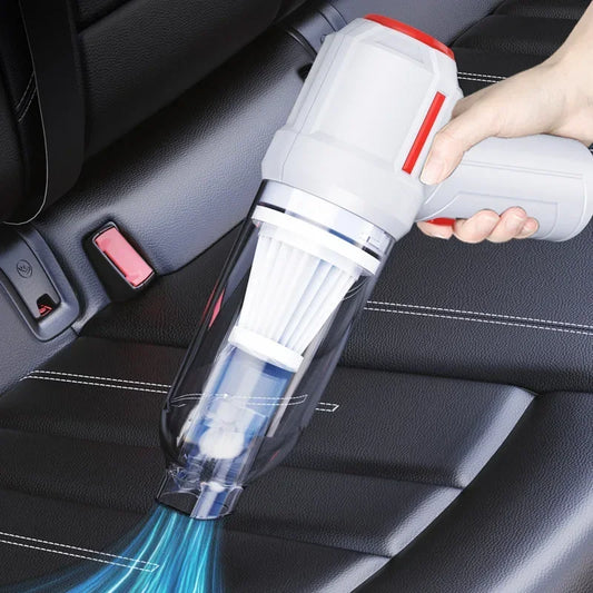 Car Vacuum Cleaner Strong Suction Powerful Mini Cleaning Machines Portable Wireless Handheld Air Blowers Household Appliances