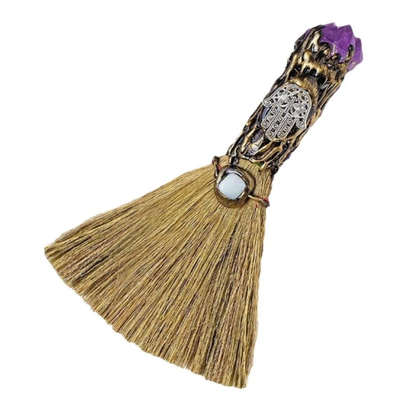 Enchanting Mini Crystal Witch Broom