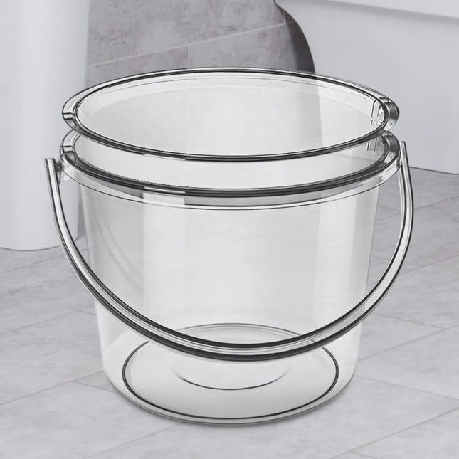 Water Bucket with Lid Water Pail Laundry Bucket Cleaning Bucket for Household - E-menage