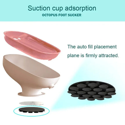 Porte-savon auto-drainant avec ventouse super puissante - E-menage
