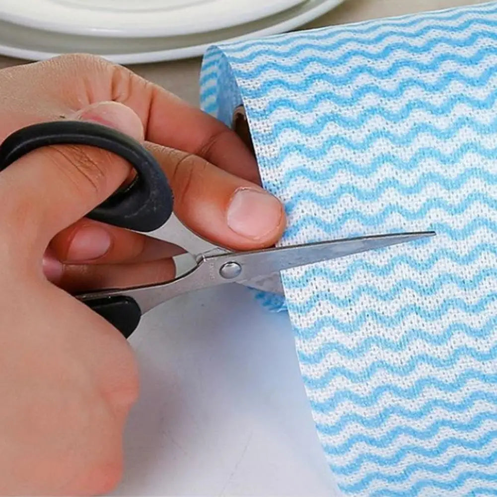 1 Rouleau de Torchon de Cuisine, Non-pelucheux, Absorbant, - E-menage