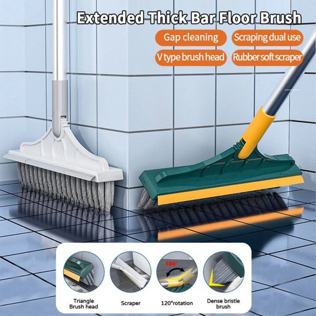 Brosse de nettoyage 3 en 1 pour salle de bain
