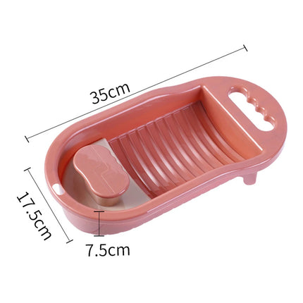 Multi-Purpose Laundry Scrub Board Mini Laundry Board For Hand Wash Clothes For Household Camping Underwear Socks Washboard - E-menage