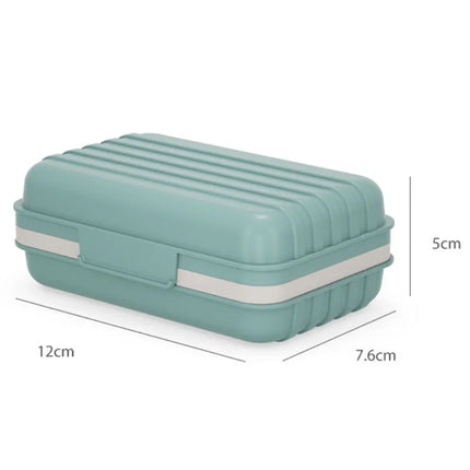 Porte-savon de salle de bain avec couvercle