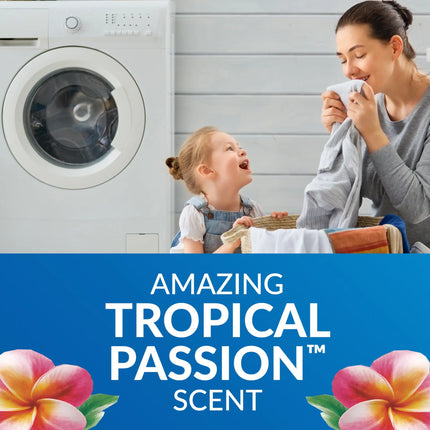 Tropical Passion Liquid Laundry Detergent, 206.4 fl oz for 172 Loads, High Efficiency Formula for Fresh Scent & Cleaning