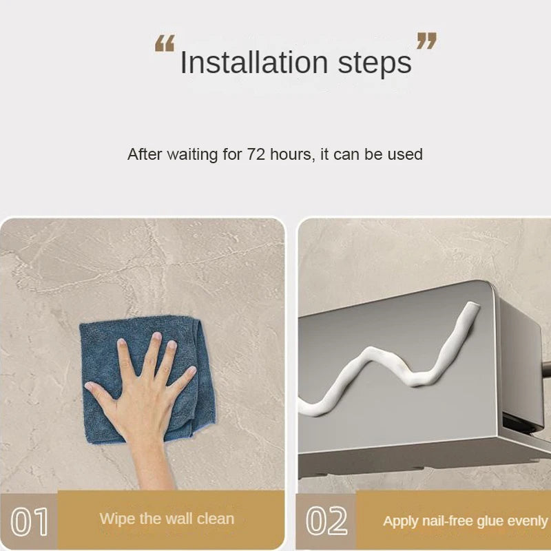 Broom Holder Wall Mounted Mop and Broom Hanger Holder Garage Storage Rack for Home, kitchen, Garden, Tools, Garage