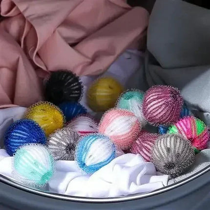 12/6 Piece Set Laundry Washing Machine Hair Filter Floating Lint Remover Catcher Reusable Laundry Ball Dirt Collection Products