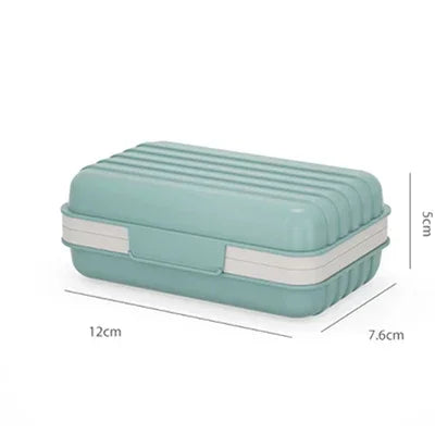 Porte-savon de salle de bain avec couvercle