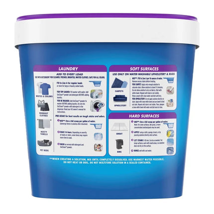 Odor Blasters Oxygen Powder Laundry Stain Odor Remover Stain Cleaner Fabric Odor Eliminator Kitchen Bathroom Cleaner 5 lb