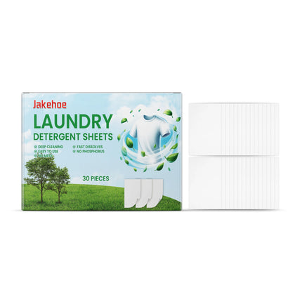 Lessive en feuilles pour peaux sensibles - Capsules nettoyantes compactes et écologiques - E-menage
