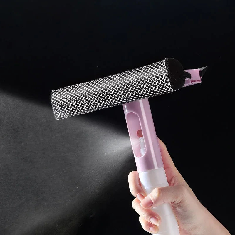 Cleaner Glass Wiper Multifunctional Household Window Toilet Tool Double-sided Wipe Window Cleaner Squeegee Kitchen Accessories