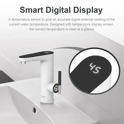 Briwellna Electric Water Heater 220V Kitchen Faucet Tankless Geysers Faucet Heater Heating Tap Instantaneous Heaters Robinet