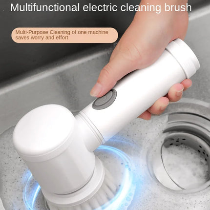 Brosse de nettoyage électrique multifonction pour cuisine et salle de bain