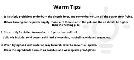 Commercial Electric Fryer - Single Cylinder Large Capacity Fryer for French Fries and Dough Sticks