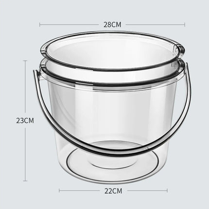 Water Bucket with Lid Water Pail Laundry Bucket Cleaning Bucket for Household - E-menage