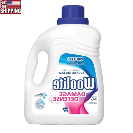 Lessive Liquide Damage Defense 3 L – 66 Lavages – Protection Anti-Décoloration & Anti-Boulochage – Spéciale Peaux Sensibles – Sans Phosphate ni Javel – Compatible Toutes Machines