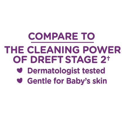 Lessive Bébé Hypoallergénique 2,7 L (92 fl oz) – 64 Lavages – Peaux Sensibles – Douce et Testée Dermatologiquement – Élimine les Taches Tenaces – Sans Danger, Compatible HE