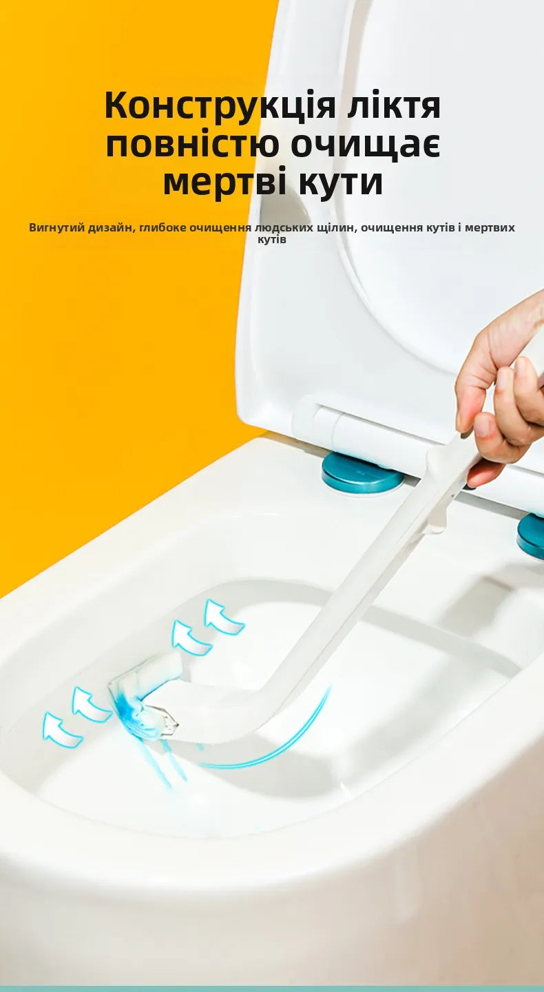 Disposable Toilet Bru with Built-In Cleaner Direct Fluable Head Household Personal Cleaning Tool Batoom Accories