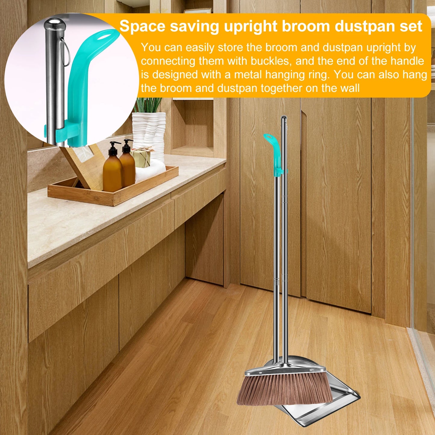 Ultimate Magic Broom &amp; Dustpan Set