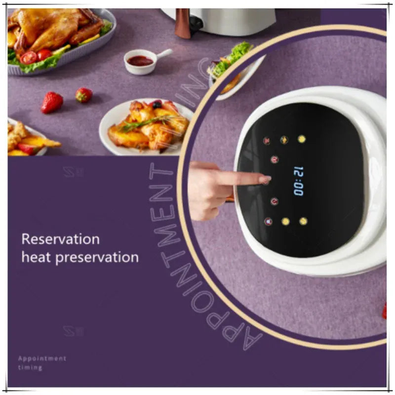 Household air fryer Smart electric fryer French fries machine 6L8L air fryer