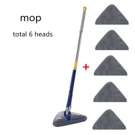 Balai serpillère triangulaire auto-essorant , microfibre