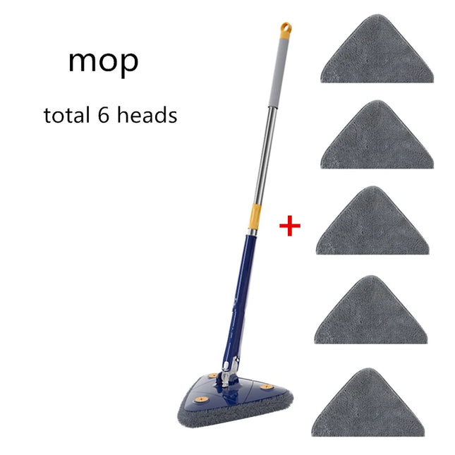 Balai serpillère triangulaire auto-essorant , microfibre