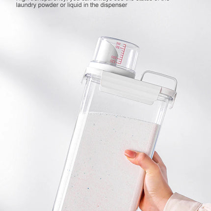Contenant hermétique pour lessive liquide surdimensionnée