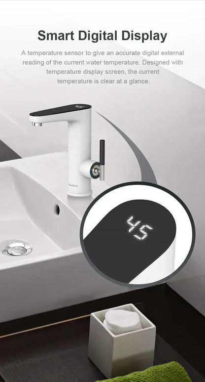 Briwellna Electric Water Heater 220V Kitchen Faucet Tankless Geysers Faucet Heater Heating Tap Instantaneous Heaters Robinet