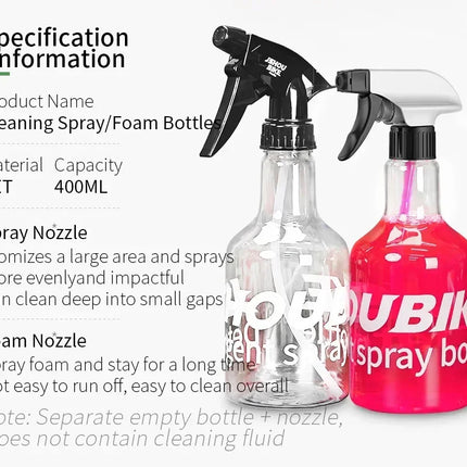 Nettoyant Chaîne de Vélo Puissant – Dégraissant Professionnel Concentré 100/350 ml | Spray Nettoyant Transmission, Cassette, Plateau & Dérailleur | Anti-Rouille, Anti-Usure