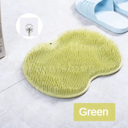 Éponge de bain exfoliante en silicone pour les pieds