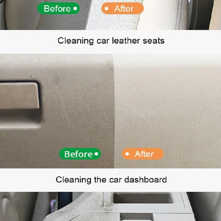 Nettoyant intérieur pour voiture, nettoyant pour plafonds, cuir - E-menage