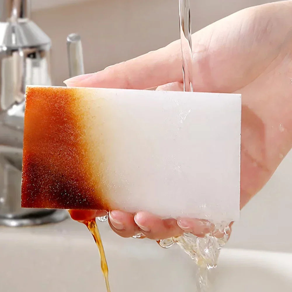 1-50PCS Magic Sponge Cleaner Multi-functional Melamine Cleaning Sponges For Kitchen Dish Pot Household Bathroom Cleaning Tools