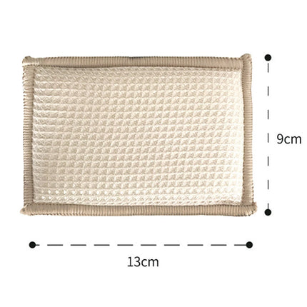 Lot de 6 éponges à vaisselle en bambou naturel