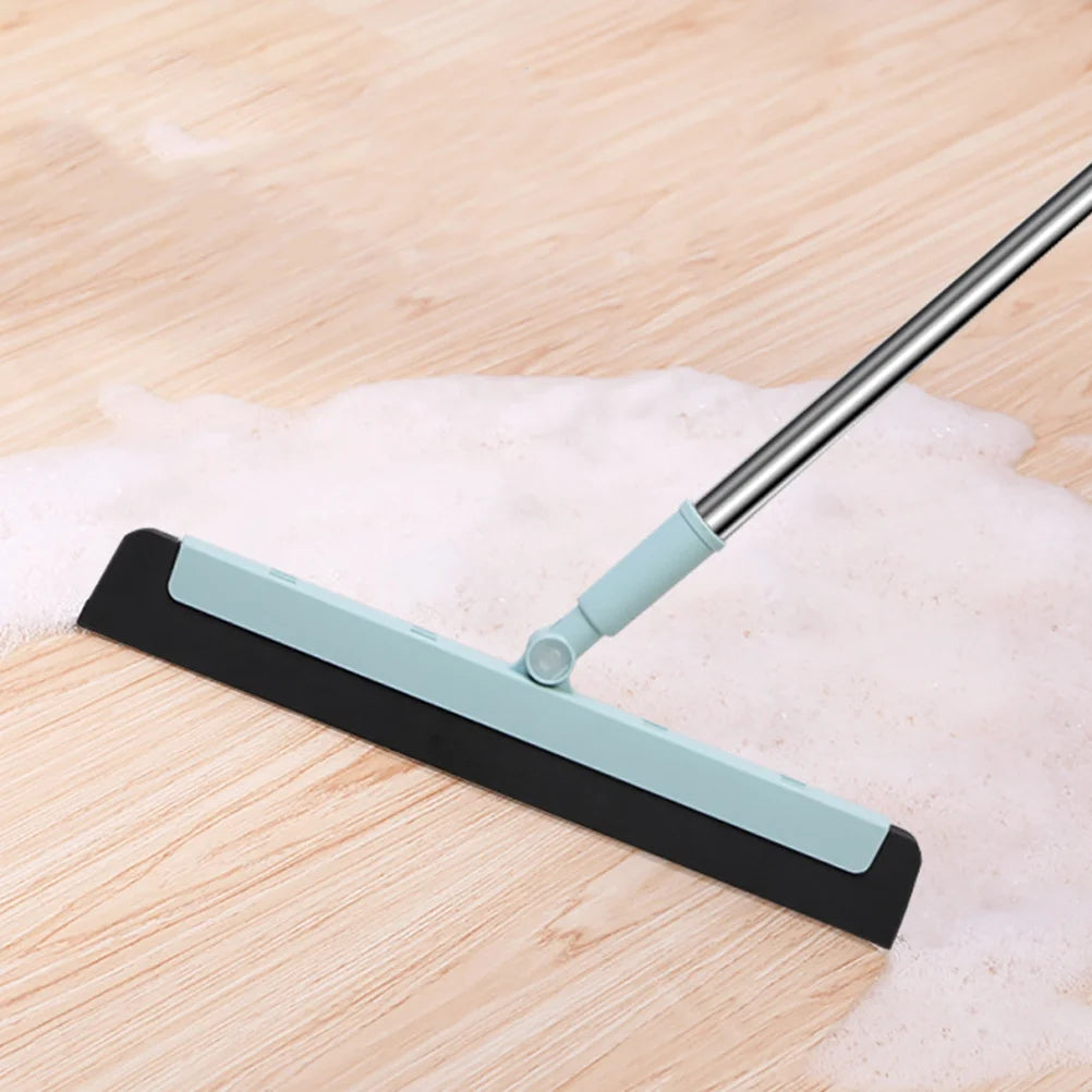 Floor Squeegee Scrubber Window Squeegee Cleaning Tool Shower Room Floor Mop Long Handle Cleaning Squeegee Cleaner for Garage