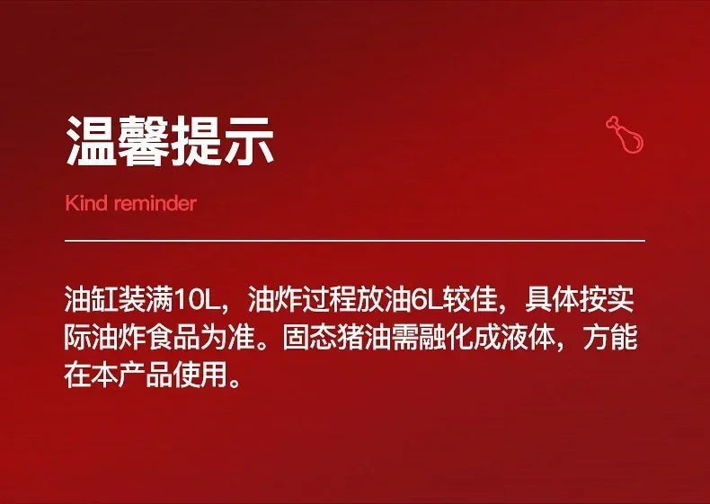 220V Professional Fryer Electric Cookware for Kitchen Deep French Fries Commercial Fryers Frying Oil Cooker Timer Arfrai AE