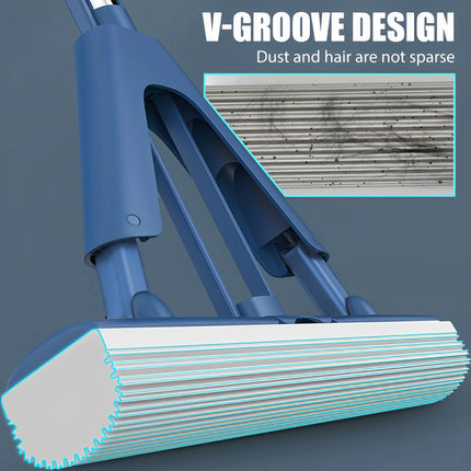 Balai éponge auto-drainant, rouleau absorbant en mousse avec 2 têtes éponge