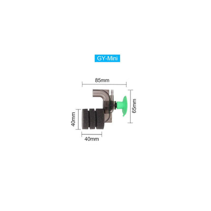 Filtre éponge double tête pour aquarium - E-menage