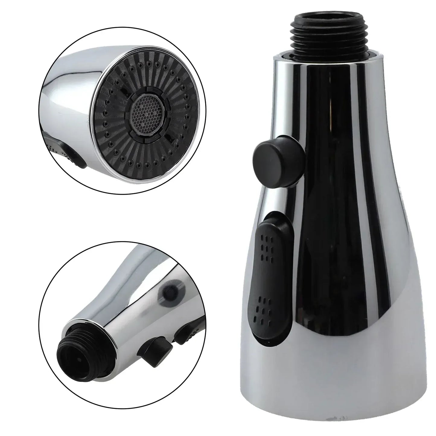 1/2PCS Kitchen Faucet Extender Sprayer Nozzle 3 Modes ABS Water Saving Bathroom Basin Sink Shower Spray Head for 1/2" Connection