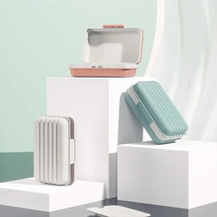 Porte-savon de salle de bain avec couvercle