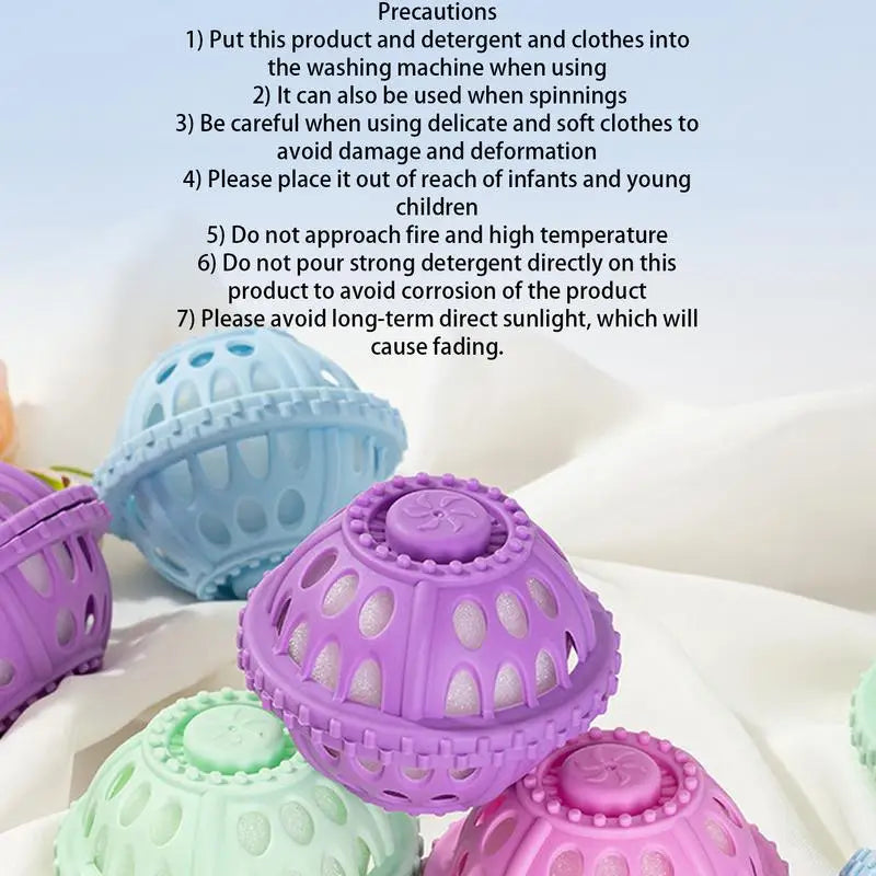 Reusable Laundry Balls Laundry Balls Non Detergent For Dryer Anti-Knot Home Cleaning Supplies For Families College Students - E-menage