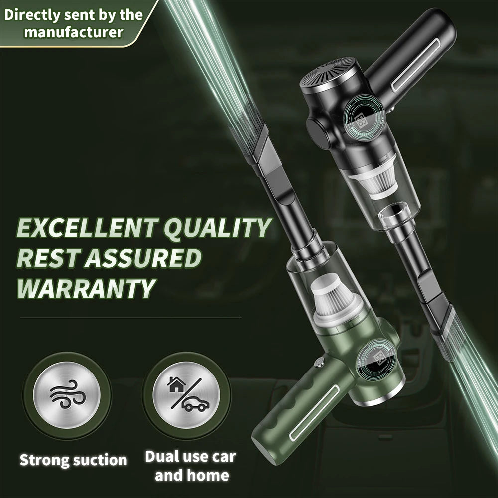 Car Cordless Vacuum Cleaner Portable Large Suction Household Cleaning Equipment Handheld Dust Collector Small Mini Dust Blower