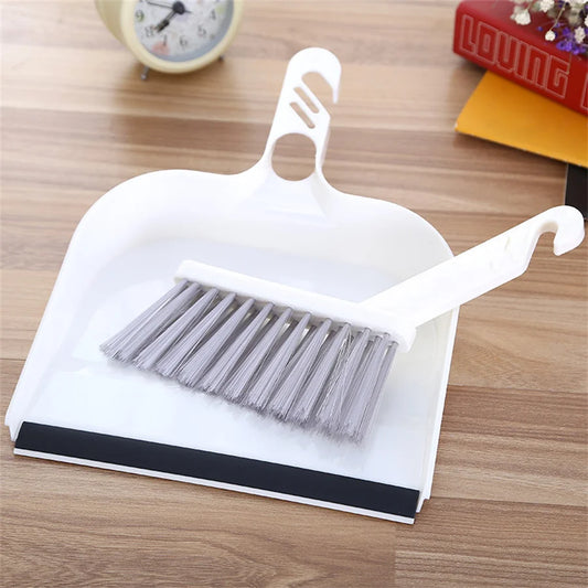 Mini desktop broom dustpan set household broom broom bed children's small broom