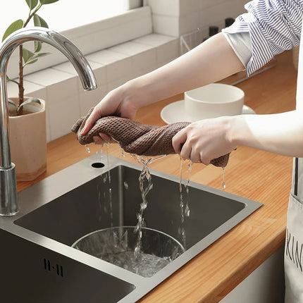 Serviette en coton douce et absorbante - E-menage