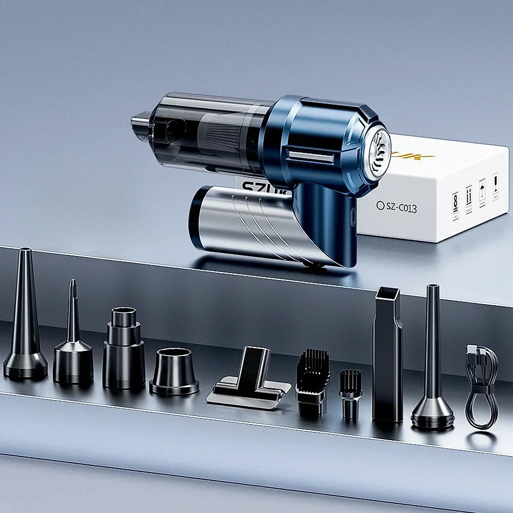 SZUK Car Vacuum Cleaner Portable Handheld Mini Vacuum Cleaner Foldable Strong Suction Powerful Wireless Cleaner Cleaning Machine