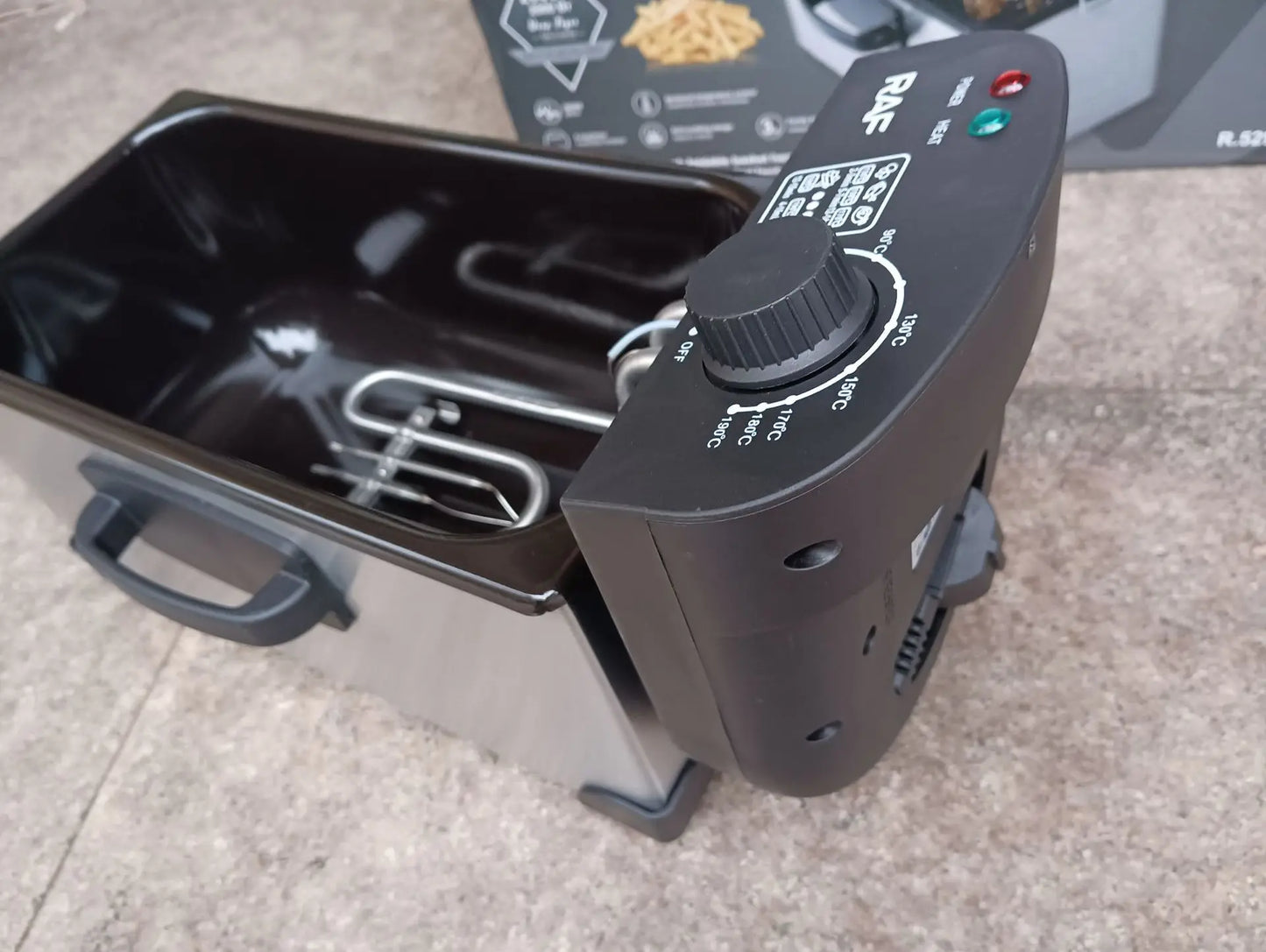 110V220V Electric Deep Fryer 2.5L French Frie Machine Oil Hot Pot Fried Chicken Grill Adjustable Thermostat Oven